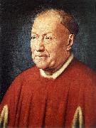 Jan Van Eyck Portrait of Cardinal Niccole Albergati oil painting